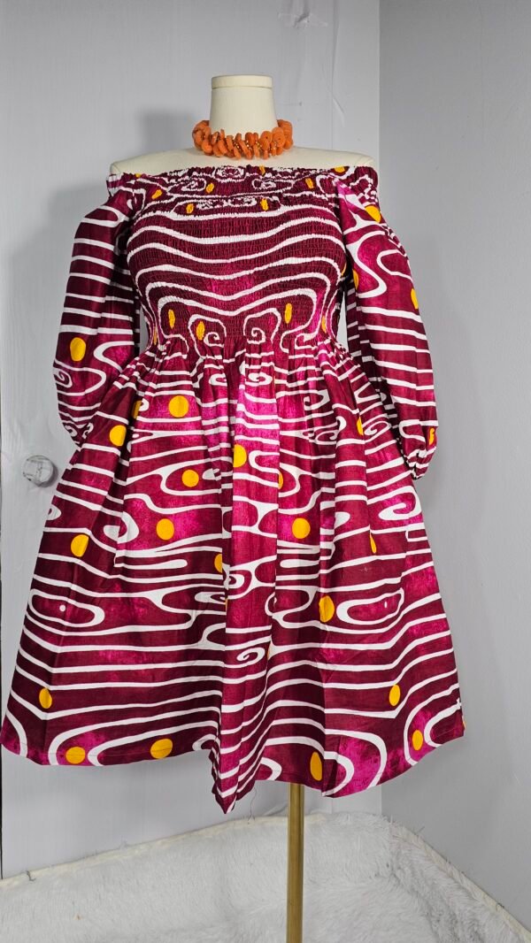 Charity Shirred short dresses