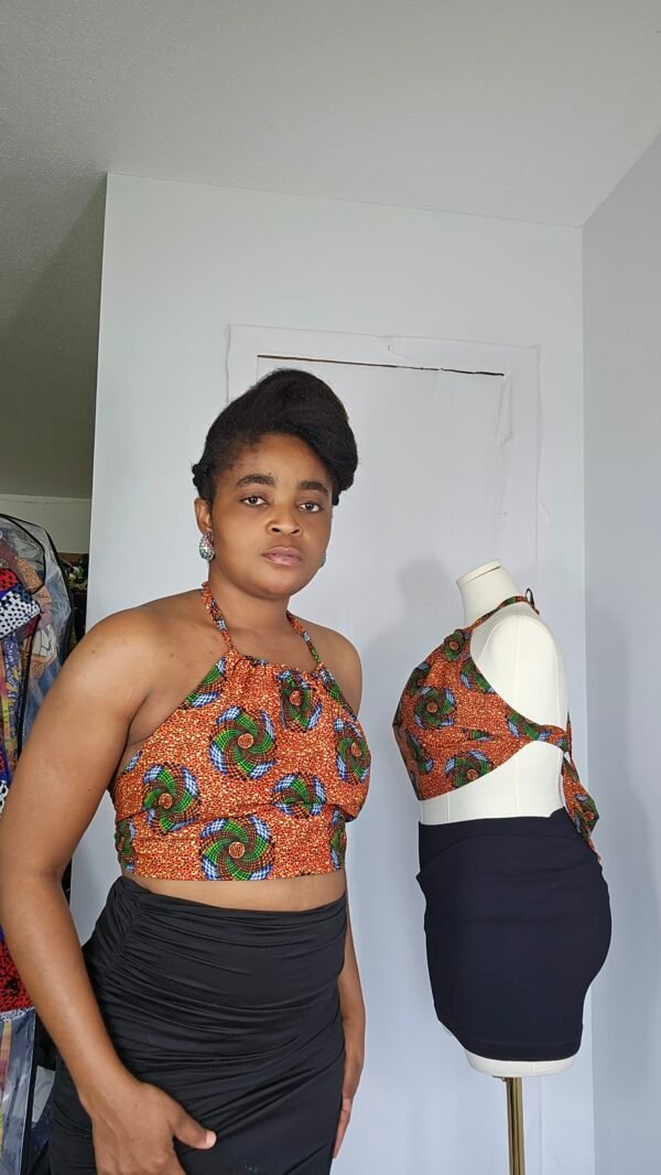 Charity halter neck croptop