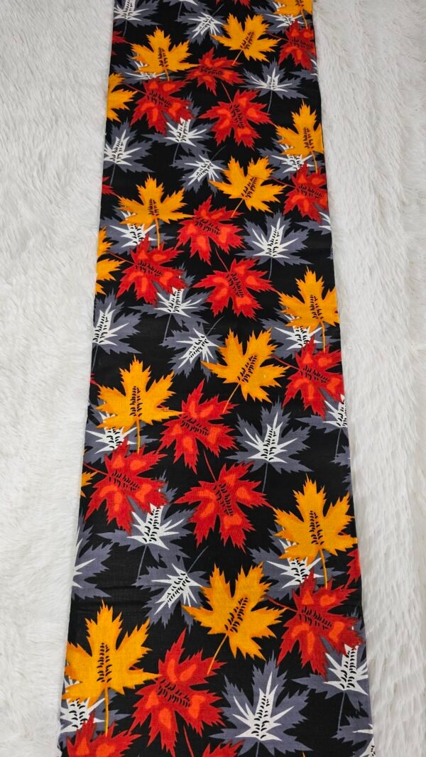 Gray, Orange, Red and white floral African Ankara fabrics, cotton fabrics (6 yards each)