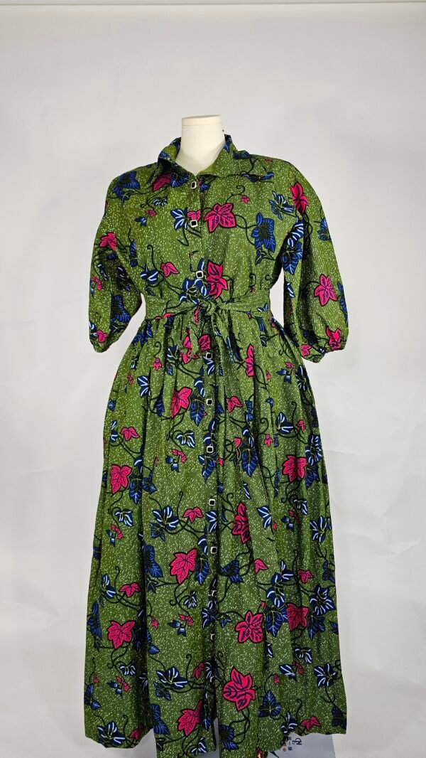 Maxi shirt dress